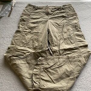 J. Crew‎ Pants Olive Green Women's 12 Cargo Straight Leg Cut Pockets Comfortable